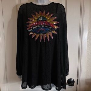 3x Melissa masse sequin womens top blouse
